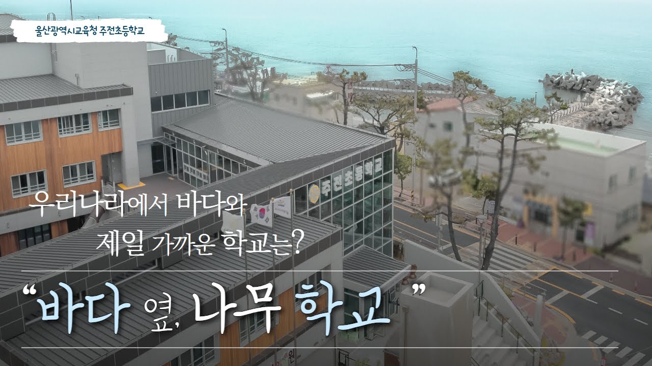 우리나라에서 바다와 제일 가까운 학교는? 바다 옆 나무학교 울산주전초등학교 (공간재구조화 개축 사례)